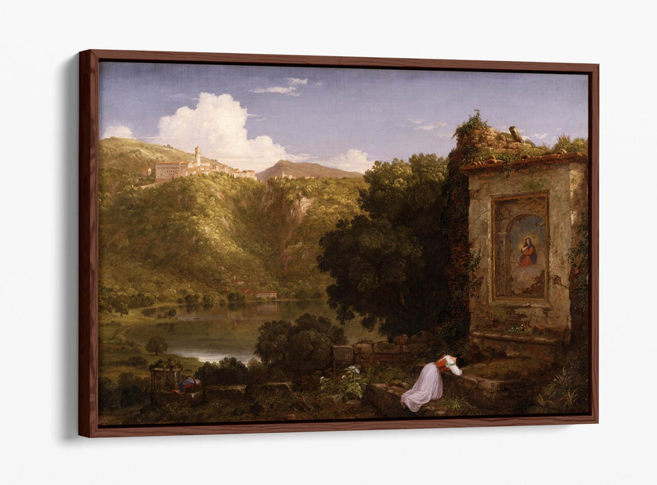 Canvas Wall Art - Thomas Cole II Penseroso | Float Effect Handmade Print