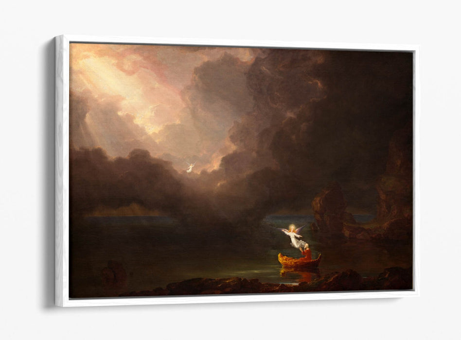 THOMAS COLE, VOYAGE OF LIFE: OLD AGE -FLOAT EFFECT CANVAS WALL ART PRINT
