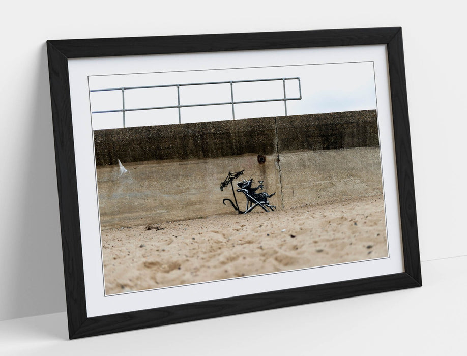 Banksy Graffiti Art - Framed Wall Art Poster Print | Handmade UK Matte Paper