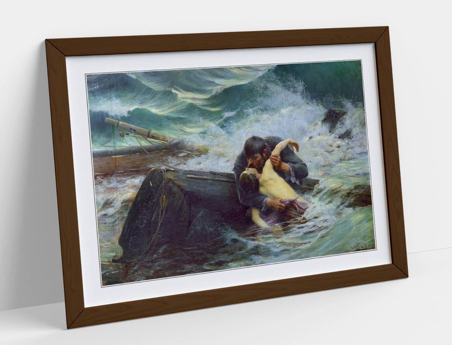 Framed Art Poster Alfred Guillou Print - Handmade UK Frame | Matte Paper Poster