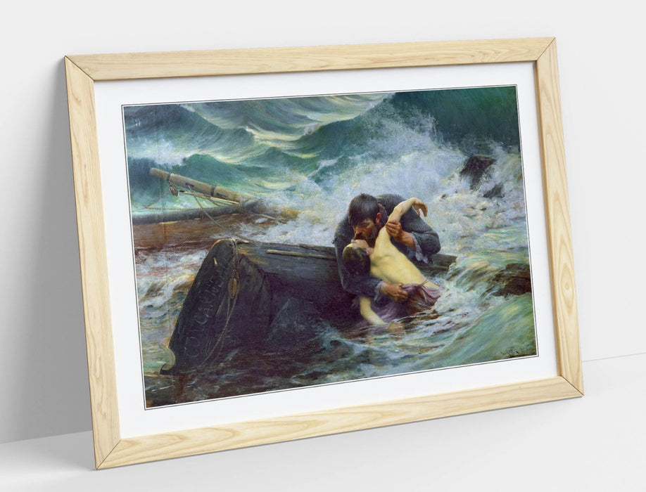 Framed Art Poster Alfred Guillou Print - Handmade UK Frame | Matte Paper Poster