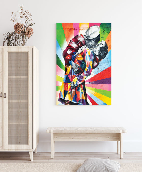 CANVAS WALL ART PRINT ARTWORK FRAMED POSTER Graffiti Street Banksy Style Sailor