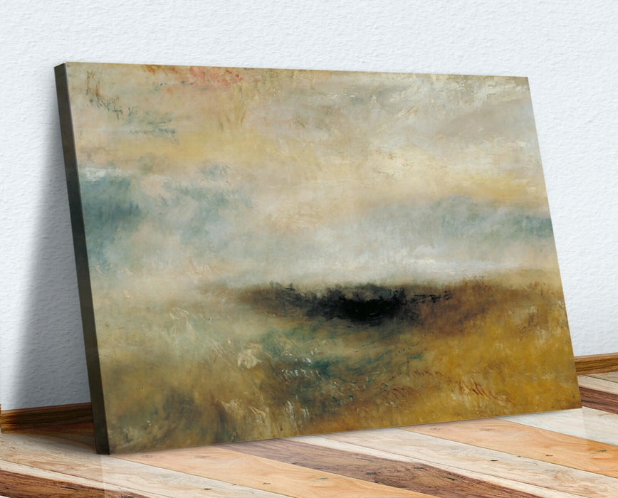 Canvas Wall Art – J M W Turner Seascape Storm | Premium Varnish Finish