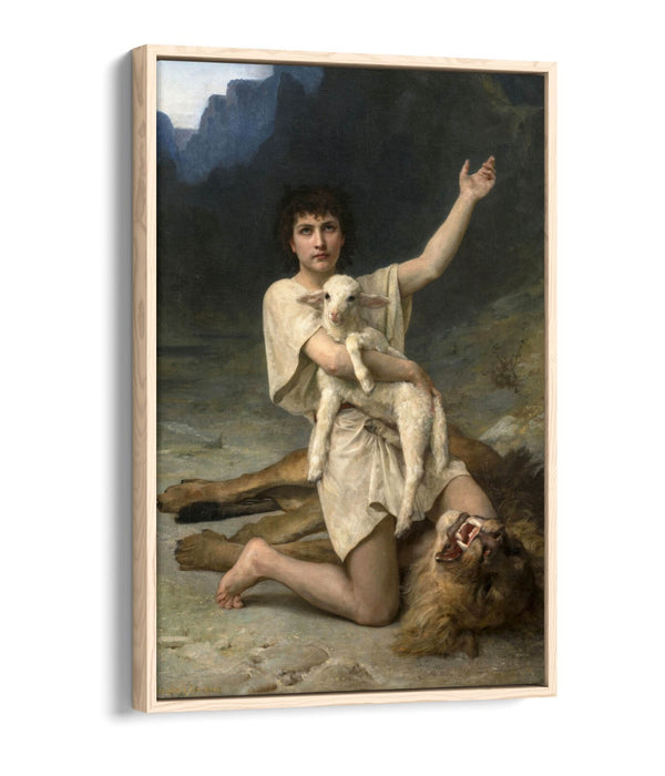 Canvas Wall Art - Elizabeth Jane Gardner David The Shepherd Float Effect Print