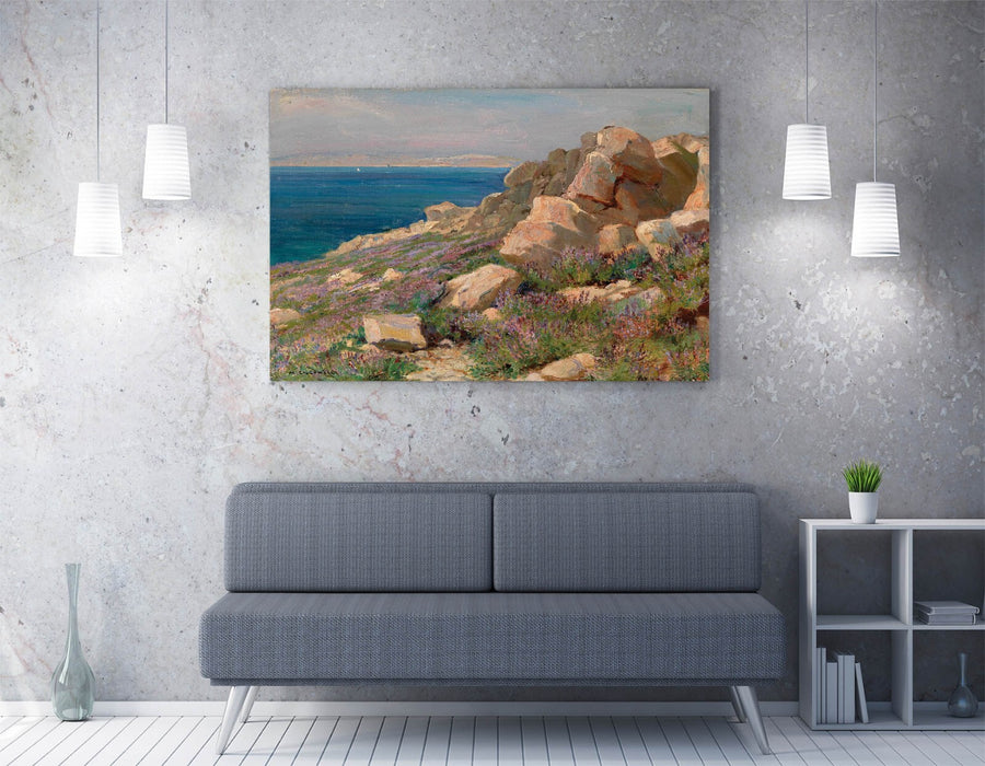 Canvas Wall Art Featuring Menci Clement Crncic Coast Landscape Croatia | Premium Varnish Finish
