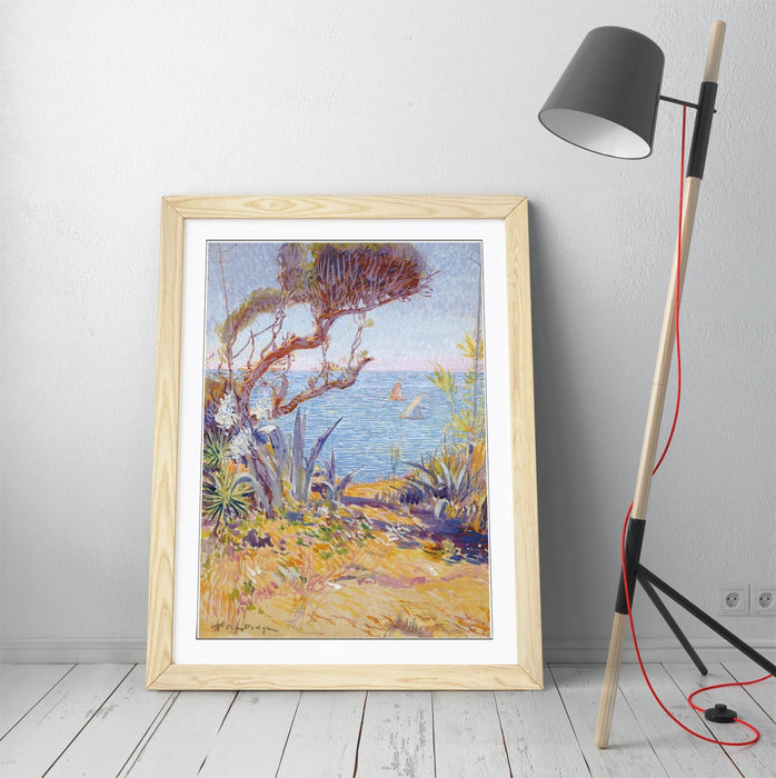 Framed Art Poster - Mediterranean Wall Art Print by William Dodge | Handmade UK Frame