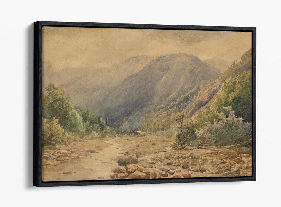 Canvas Wall Art Print - Rainy Day Painting on Premium Float Effect Canvas