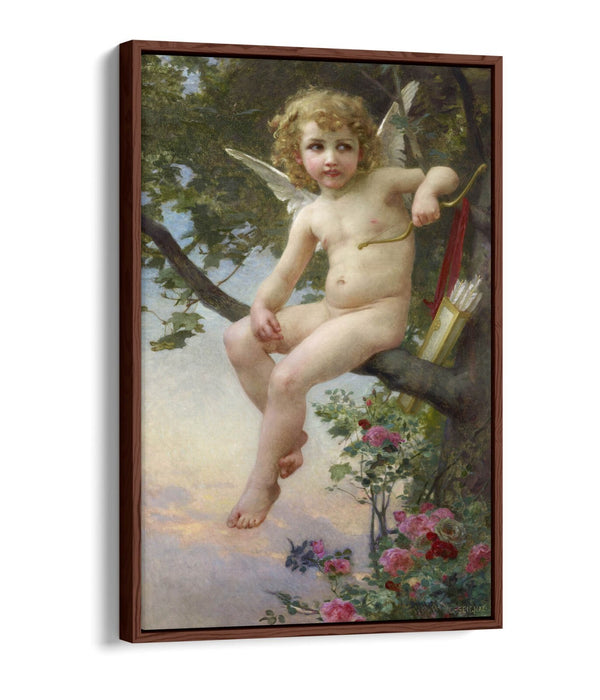 GUILLAUME SEIGNAC, CUPID -FLOAT EFFECT CANVAS WALL ART PICTURE PRINT