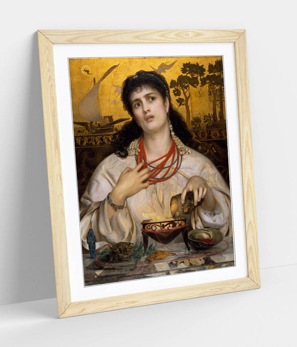 Framed Wall Art Frederick Sandys Medea - Classic Handmade Poster Print 4 Sizes