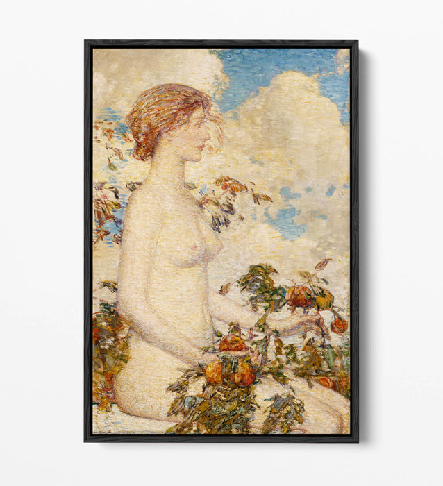 Canvas Wall Art Print – Handmade Pomona by Childe Hassam | Ready To Hang Float