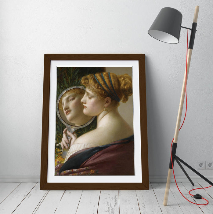Framed Wall Art Featuring Frederick Sandys The Pearl Painting – Matte Paper Poster