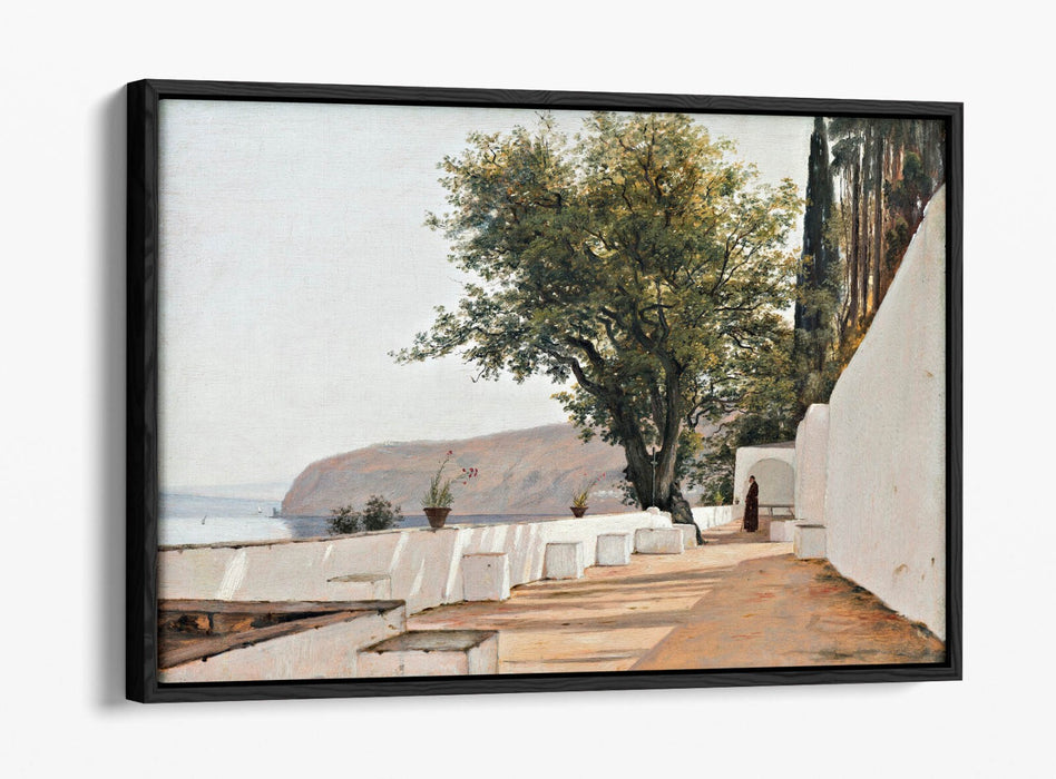 Canvas Wall Art - Sea Scene Canvas Print With Float Effect & Premium Frame