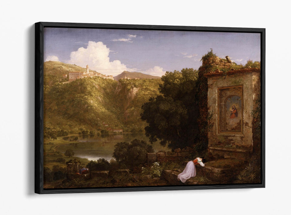 Canvas Wall Art - Thomas Cole II Penseroso | Float Effect Handmade Print