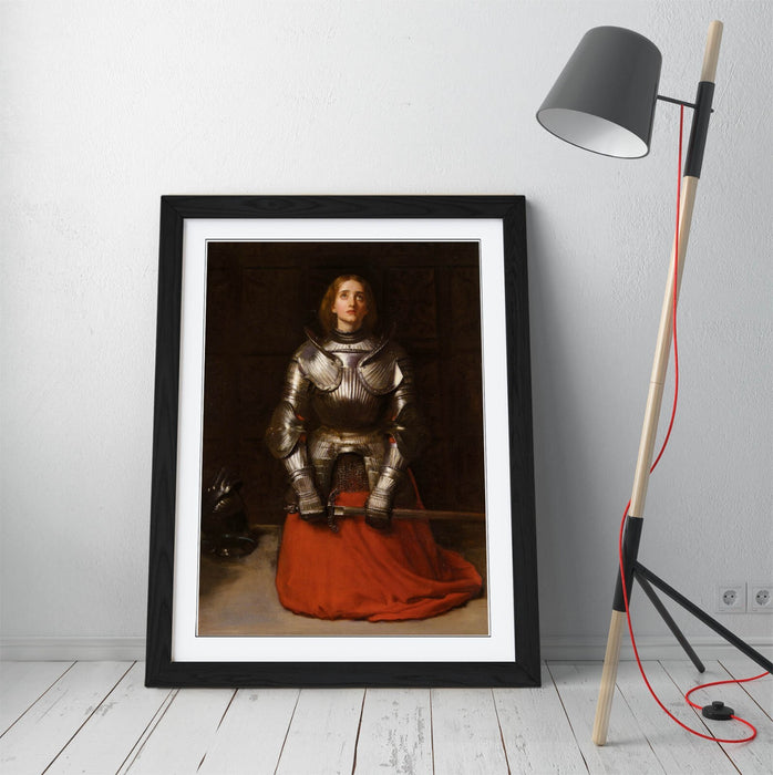 Framed Wall Art - Joan of Arc Print by John Everett Millais | Handmade UK Frame