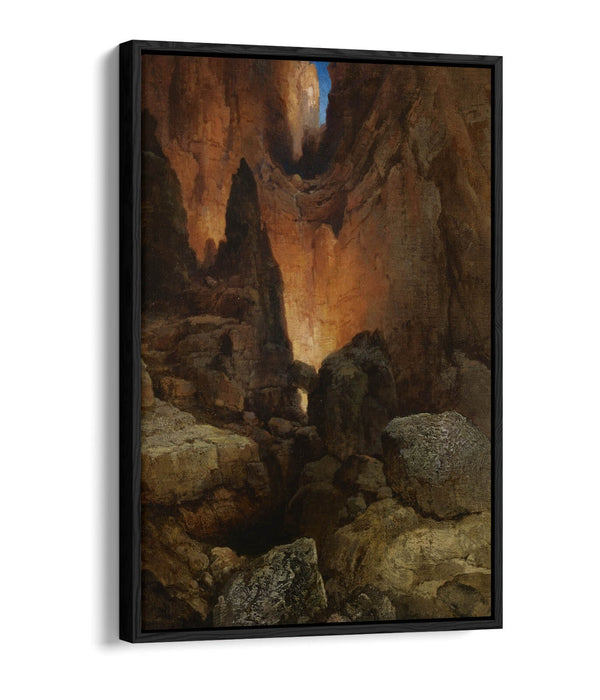 Canvas Wall Art - Thomas Moran Grand Canyon Float Effect Canvas Print