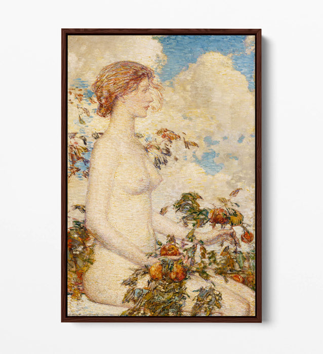 Canvas Wall Art Print – Handmade Pomona by Childe Hassam | Ready To Hang Float