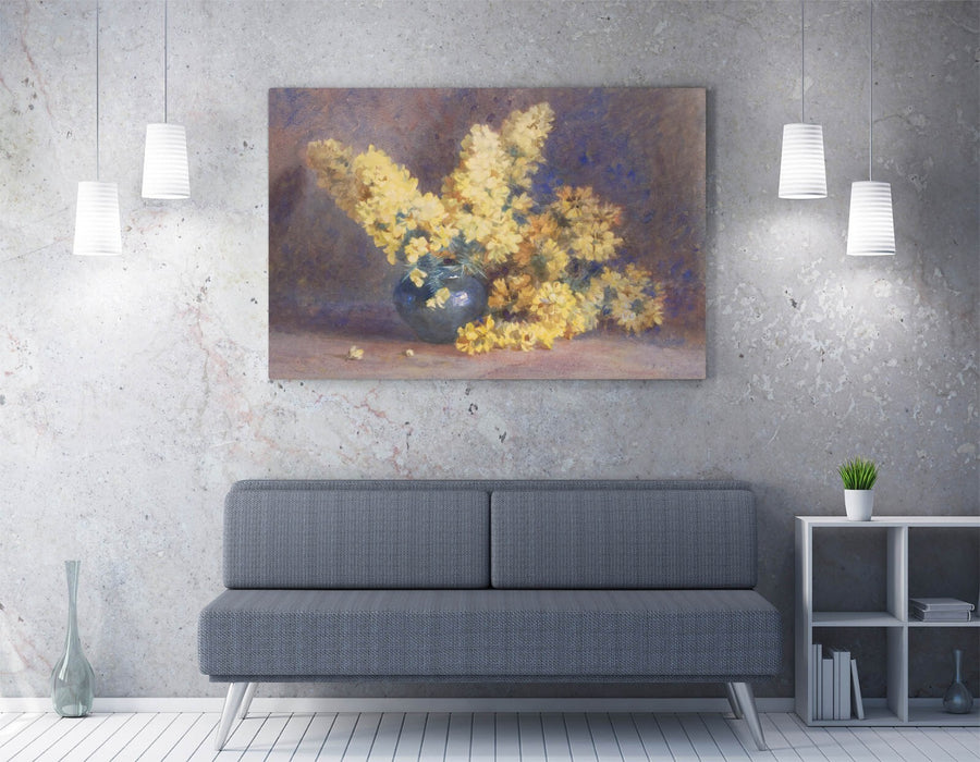 Canvas Wall Art – Margaret Stoddart Yellow Blossom And Rosemary Floral Print