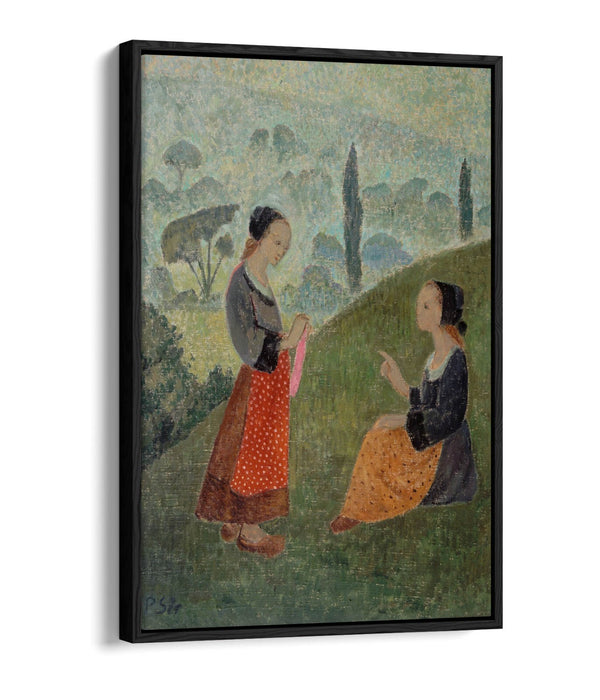 PAUL SERUSIER, MORNING MISTS -FLOAT EFFECT CANVAS WALL ART PIC PRINT
