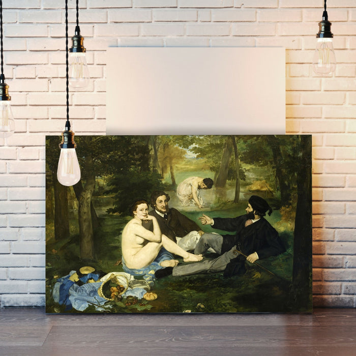 Canvas Wall Art - Edouard Manet Luncheon on the Grass | Handmade Fine Art Print