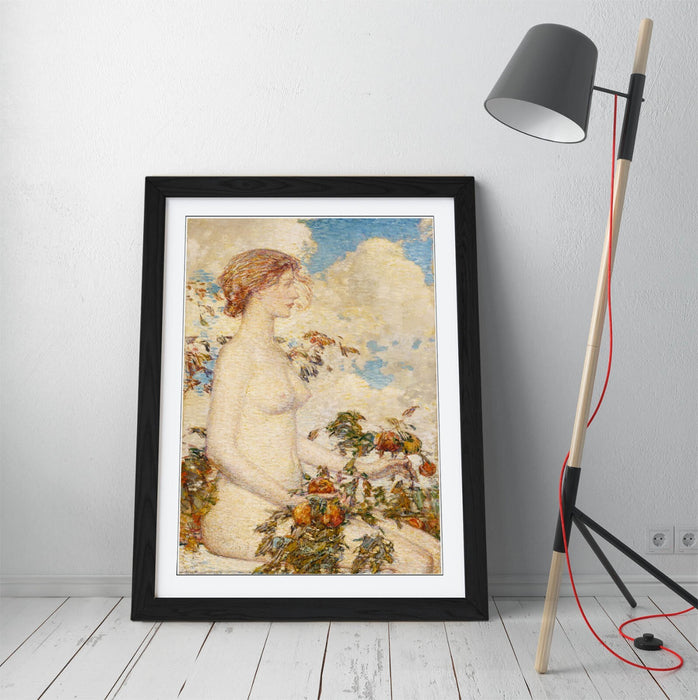 Framed Wall Art – Pomona Painting Print by Childe Hassam | Handmade UK Frames