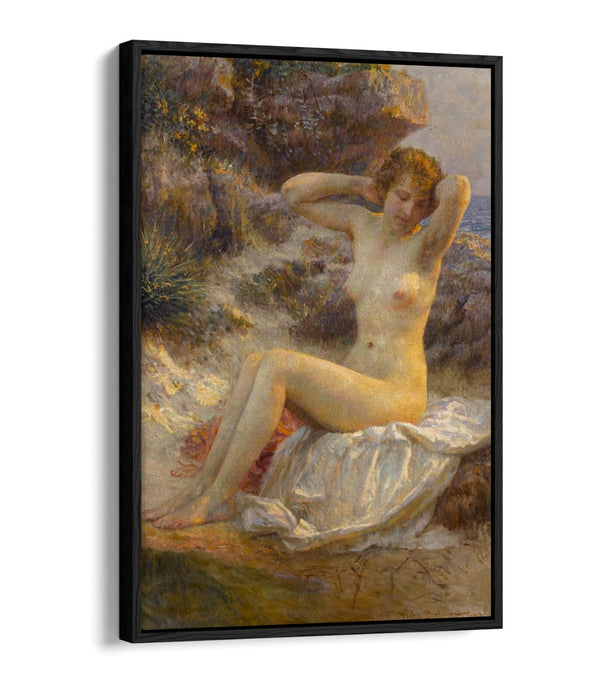 Canvas Wall Art - VLAHO BUKOVAC The Bather | Premium Float Effect Print