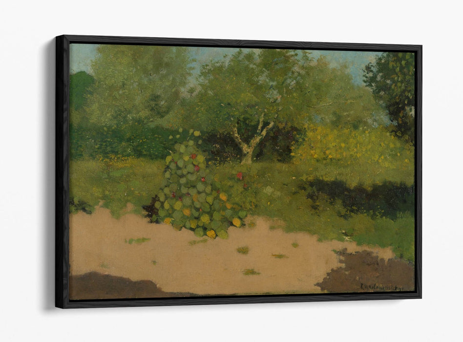 Canvas Wall Art Print – Richard Roland Holst Garden With Nasturtiums | Float Effect Canvas