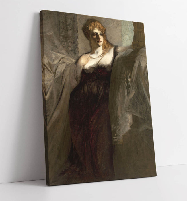 Canvas Wall Art - Hans Makart Portrait of a Young Woman | Premium Varnish Finish