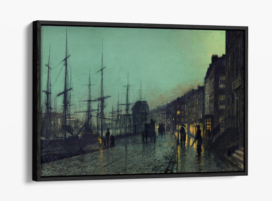 Float Effect Canvas - Shipping On The Clyde, Premium 30mm Deep Frame Art Print