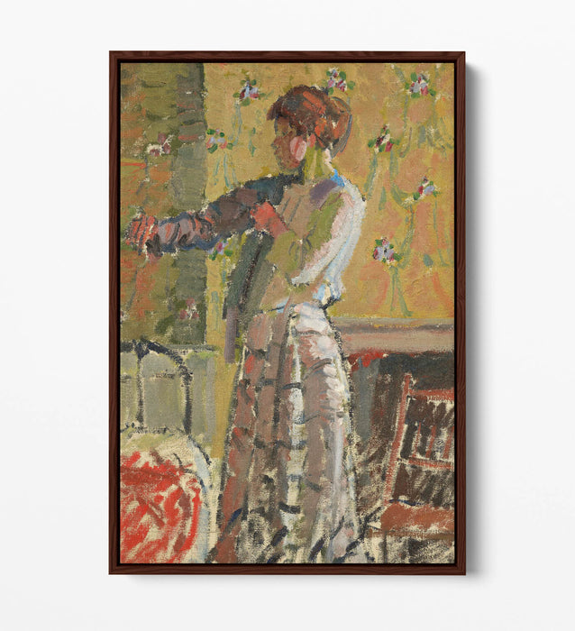Float Effect Canvas Art – Harold Gilman Painting With Premium Varnish Finish