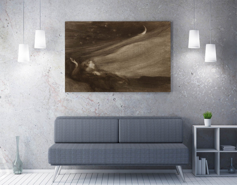 Canvas Wall Art - Eugene Carriere The Contemplator Print on Premium Archival Grade Canvas