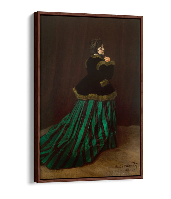 Float Effect Canvas Art – Monet Camille Print With Premium Frame & Vibrant Colors