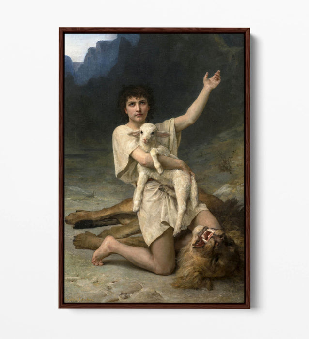 Canvas Wall Art - Elizabeth Jane Gardner David The Shepherd Float Effect Print