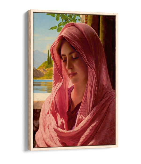 Float Effect Canvas Art - John William Godward Pyrallis | Premium Frame, Vibrant Wall Decor