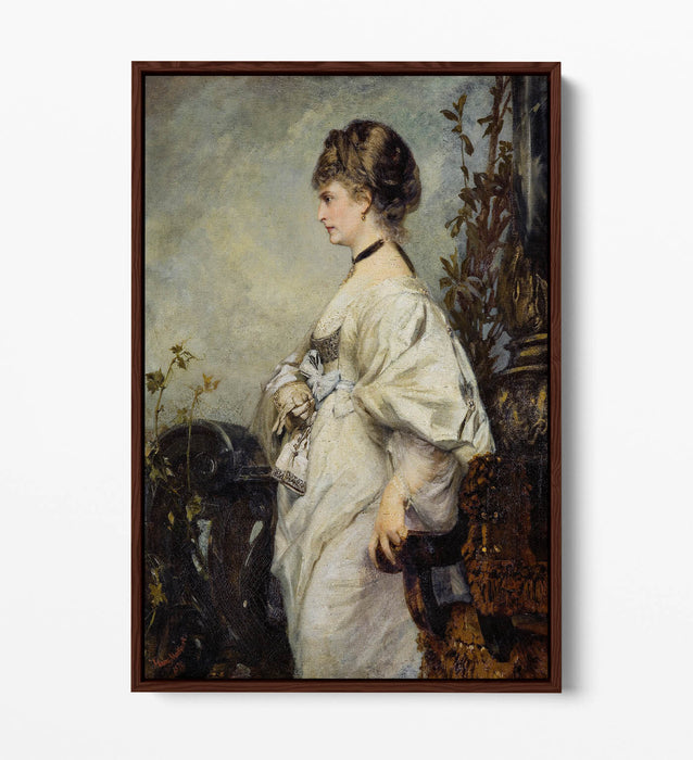 HANS MAKART, MAGDALENA PLACH -FLOAT EFFECT CANVAS WALL ART PIC PRINT