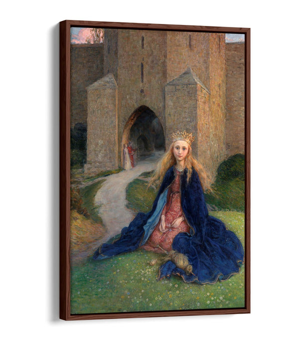 Float Effect Canvas Art - HANNA PAULI Princess Wall Decor on MDF Frame