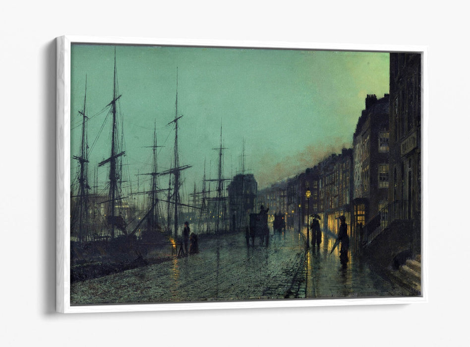 Float Effect Canvas - Shipping On The Clyde, Premium 30mm Deep Frame Art Print