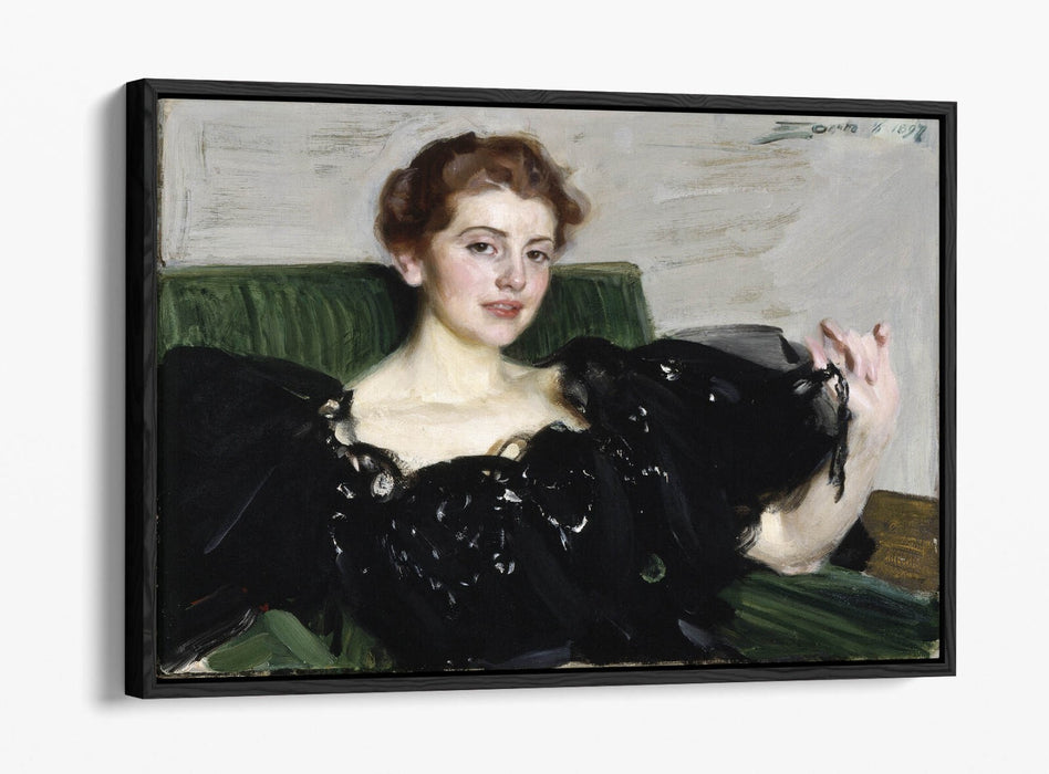 Float Effect Canvas - Lucy Turner Joy by Anders Zorn | Premium Ready To Hang Wall Art