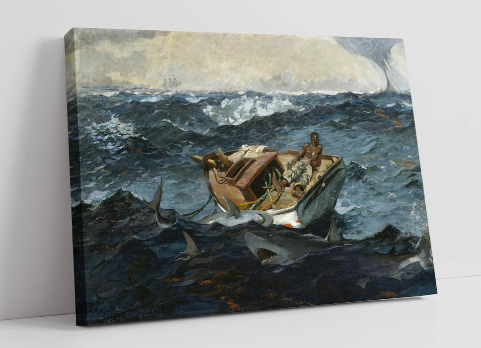 WINSLOW HOMER, THE GULF STREAM -CANVAS WALL ARTWORK PIC PRINT