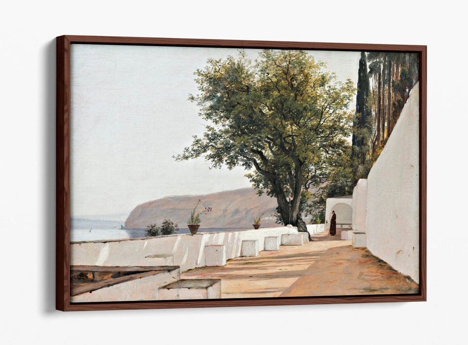 Canvas Wall Art - Sea Scene Canvas Print With Float Effect & Premium Frame