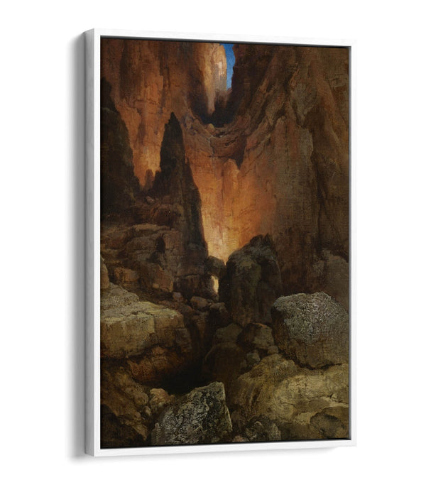 Canvas Wall Art - Thomas Moran Grand Canyon Float Effect Canvas Print