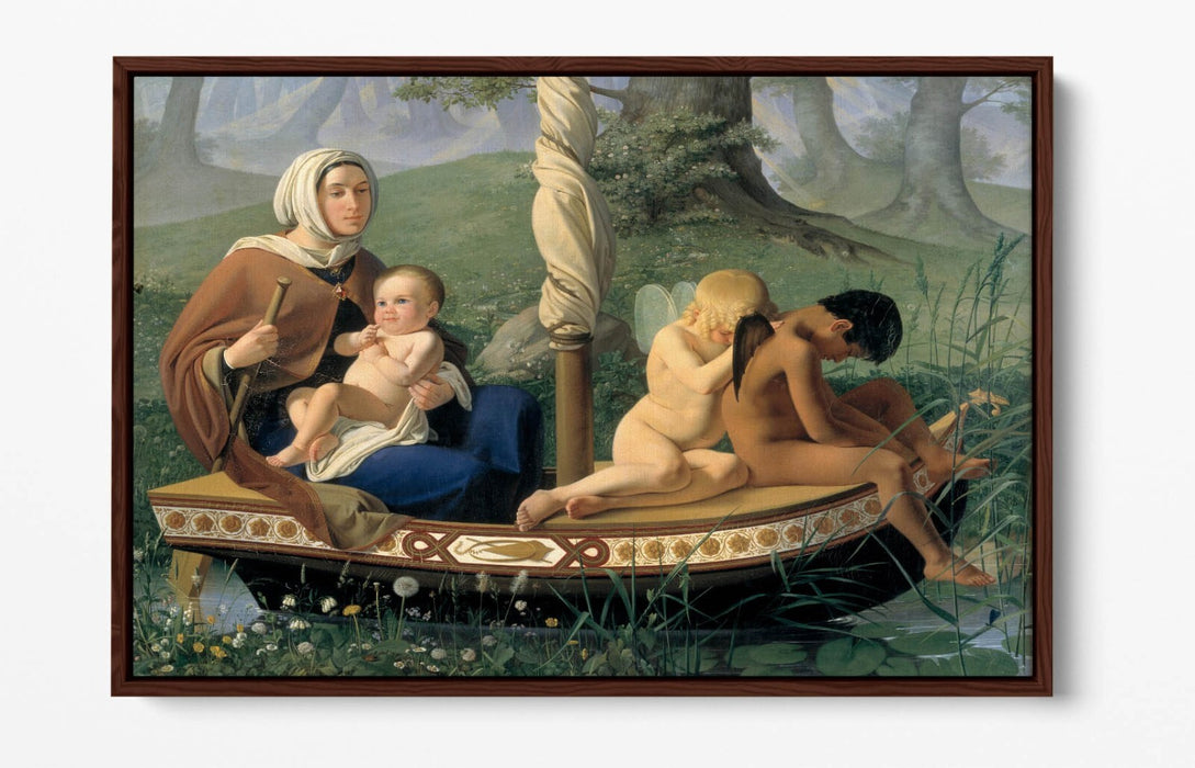 Canvas Wall Art - Handmade Float Effect Canvas Print With 30mm Deep Frame