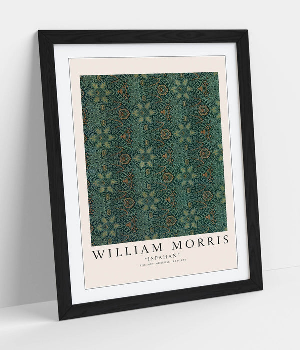 Framed Wall Art William Morris Isphahan Botanical Print - Plant Wall Decor