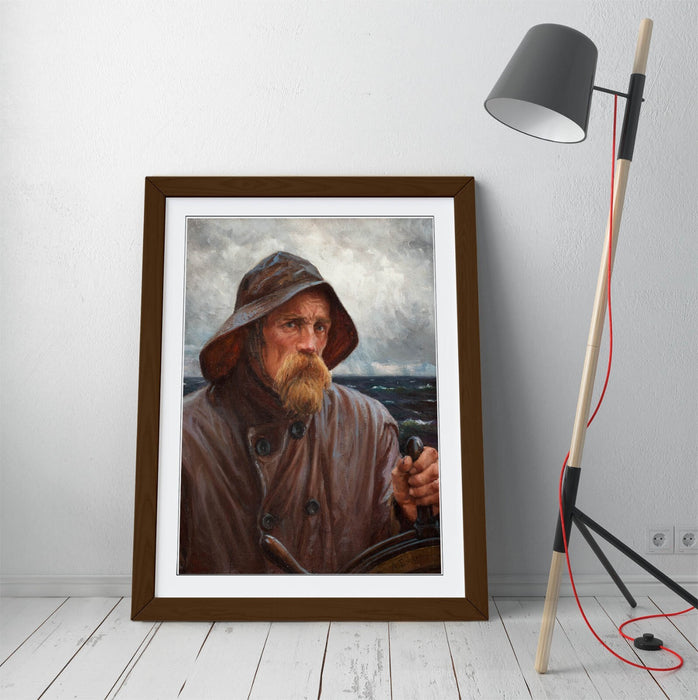 Framed Wall Art - Albert Edelfelt Sailor From Uusimaa Poster Print | Matte Paper