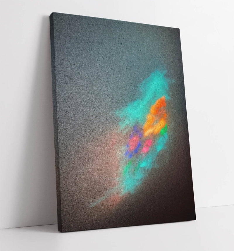 Galaxy Canvas Art - Colorful Abstract Wall Art Print | Handmade UK Canvas Decor