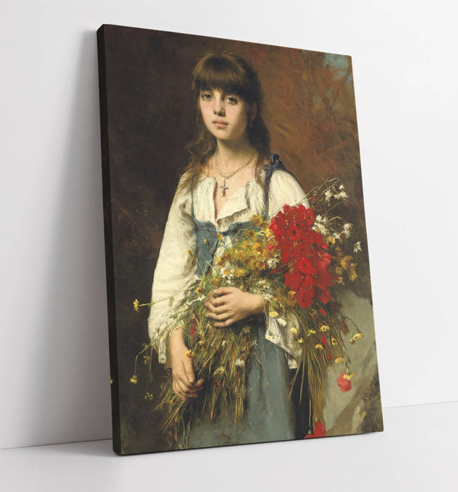 ALEXEI HARLAMOV, SUMMERTIME -CANVAS WALL ARTWORK PICTURE PRINT
