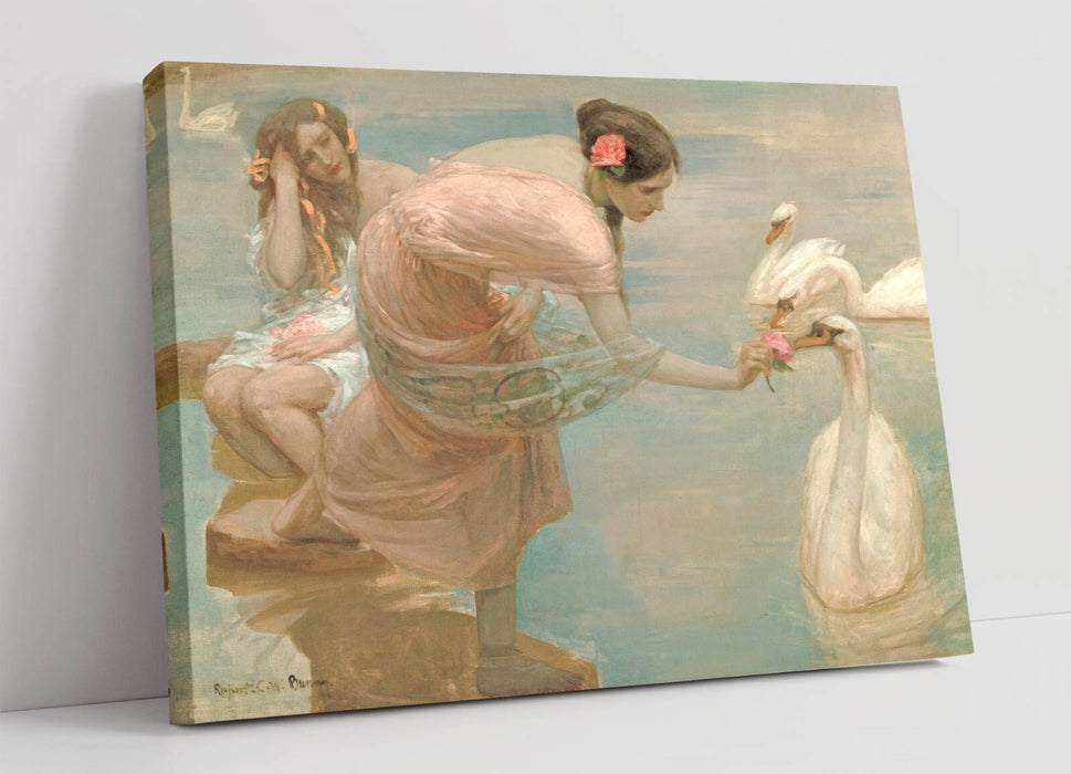 Canvas Wall Art - Rupert Bunny Summer Morning Painting | Handmade Print
