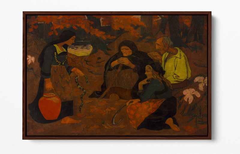 Float Effect Canvas Art - Serpent Eaters by Paul Serusier | Premium 30mm Deep Frame
