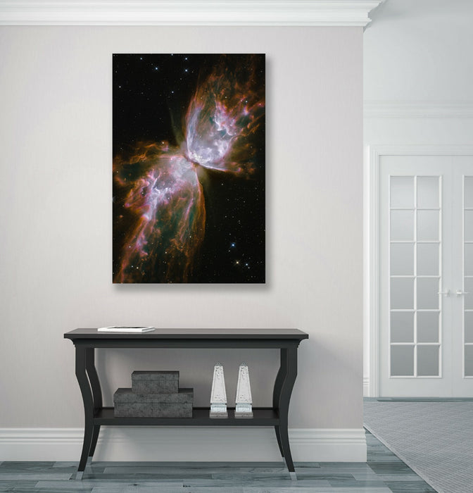Nebula Canvas Wall Art – NGC 6302 Print | Outer Space Art | Ready To Hang Canvas
