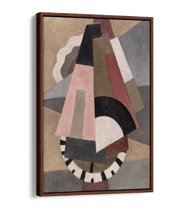 MARSDEN HARTLEY, PROVINCETOWN -FLOAT EFFECT CANVAS WALL ART PRINT