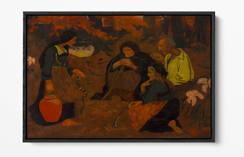 Float Effect Canvas Art - Serpent Eaters by Paul Serusier | Premium 30mm Deep Frame